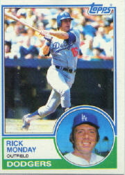 1983 Topps      063      Rick Monday